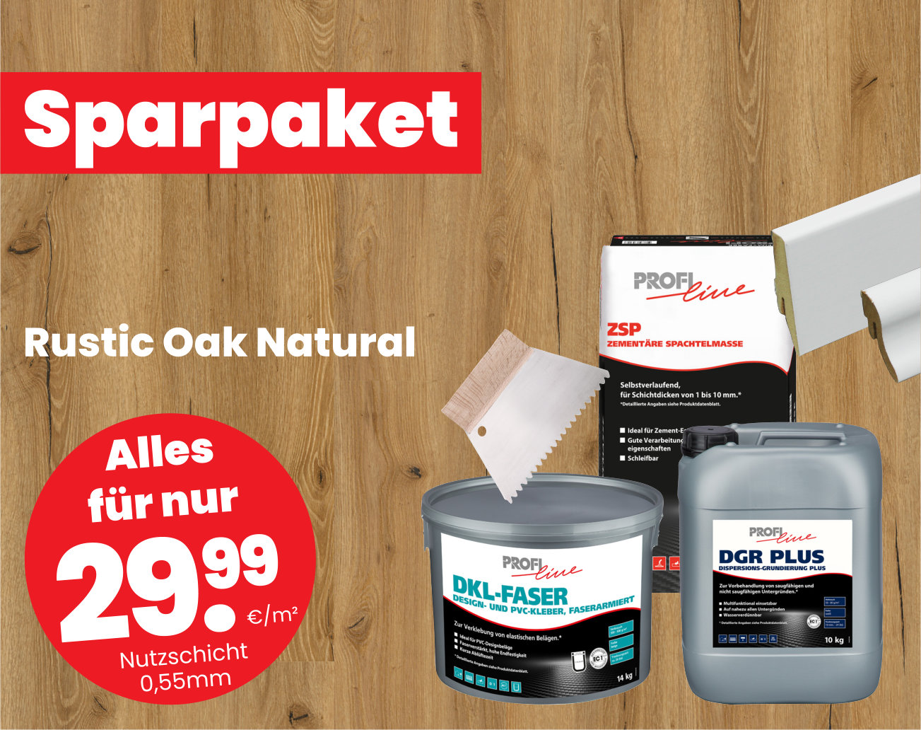 Sparpaket Rustic Oak Natural