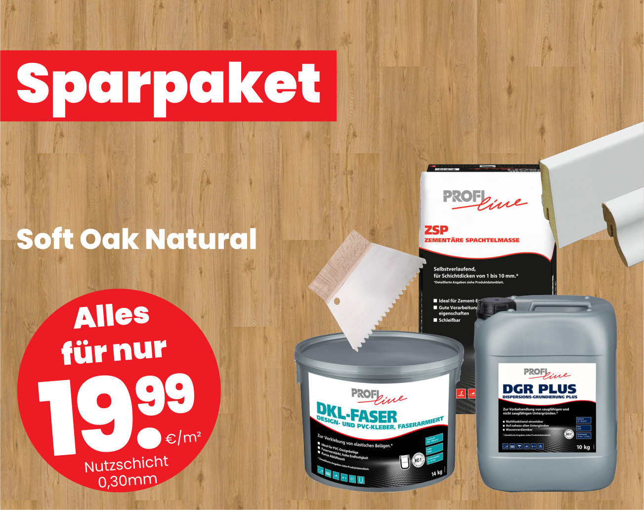 Sparpaket Soft Oak Natural