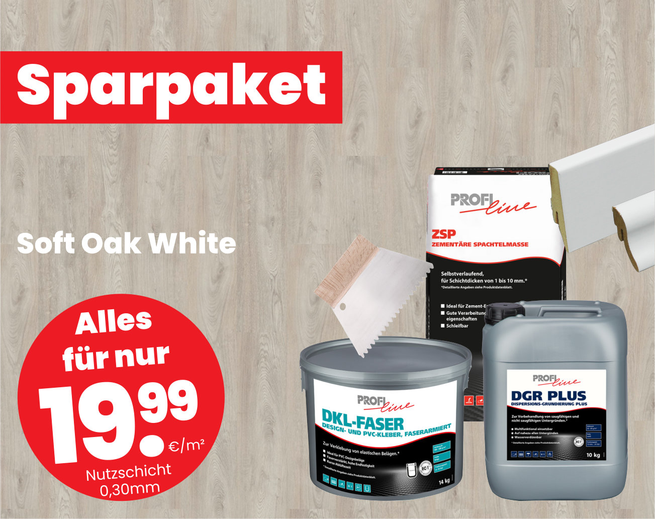 Sparpaket Soft Oak White